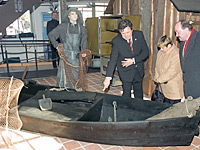 Bild von der Eröffnung des Fischereimuseums Peitz